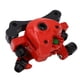 thumbnail image 2 of Freno de disco para patinete eléctrico, lado derecho, aleación de aluminio, pinza de freno mecánica para patinete eléctrico, piezas de repuesto de 10 pulgadas, color rojo, 2 of 14