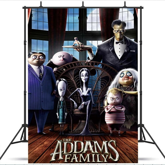 The Addams Family Taspestry Poster Banner Backdrop Background Wall Decor Party Supplies