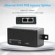 thumbnail image 3 of 5pcs 100Mbps POE DC Power Over Ethernet RJ45 POE Injecto Adaptador Pared, 3 of 6
