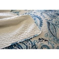thumbnail image 5 of LCM Home Fashions, Inc. Kelly Classic Blue Paisley Printed Quilt Set Full - Queen 3 Piece, 5 of 5
