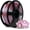 Crystal Pink, variant on FLASHFORGE High Speed PLA, Max 500 mm/s Fast Printing, PLA Colour Shift Filament 1.75 mm, Black