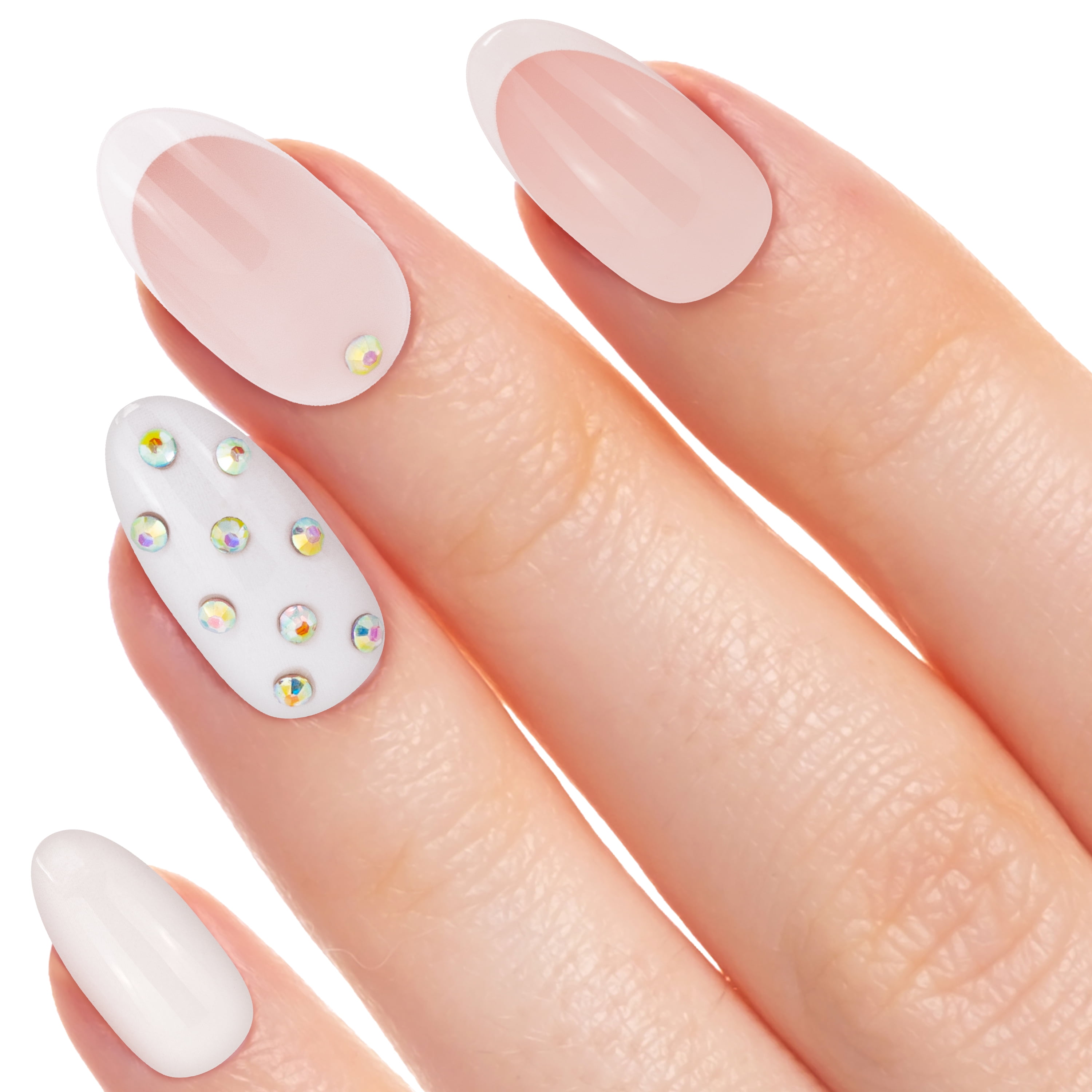 L.A. COLORS Fashion Nail Deluxe, Nail Tips, Ritzy 24 Pieces