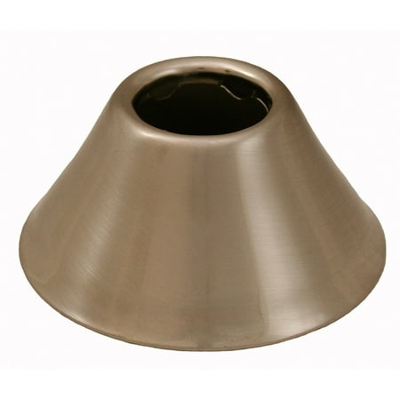 Bell Escutcheon - Brushed Nickel Escutcheon 1/2