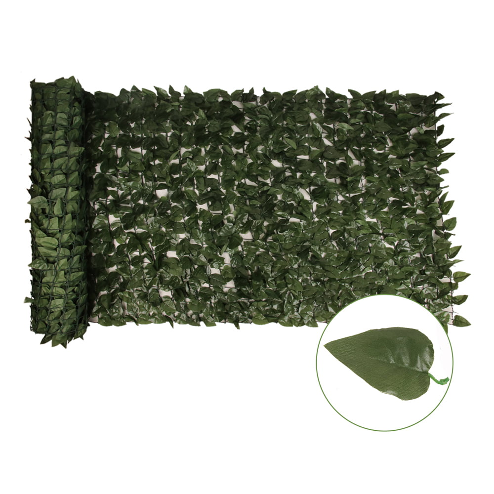 32 ARTIFICIAL IN/OUTDOOR UV Englsh Ivy = 40x40" MAT PATIO HEDGE GRASS FAKE FENCE 