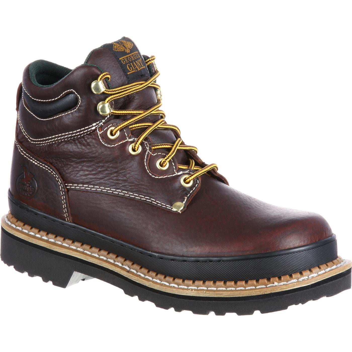 oblique toe work boots