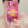 thumbnail image 1 of Carcasa Redmi Note 11 10 9 12C A1 Plus 10 10C 9A 9C 9T MI 11 Lite Poco X3 NFC X3 Pro Barbie Girl Funda De Teléfono Creativa A Prueba De Golpes Cojín De Aire Protectora De Silicona, 1 of 3