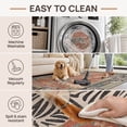 thumbnail image 5 of GENIMO 8'x10' Area Rug for Living Room, Washable Non Slip Soft Zebra Print Rug for Bedroom Dining Room Home Office, Rust Red, 5 of 10
