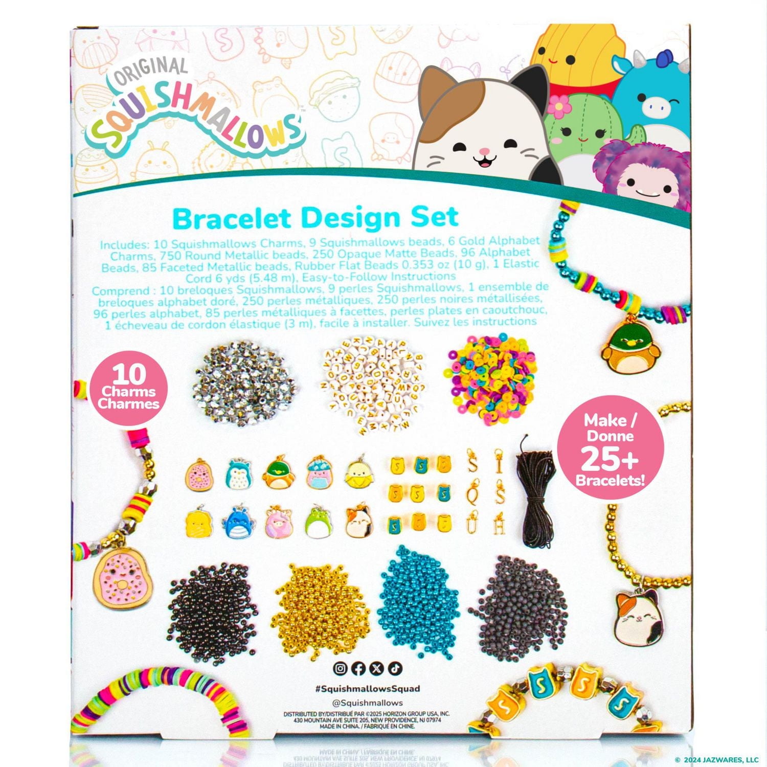 Original Squishmallows Kit de création de bracelets SQMLW DE BRACELET