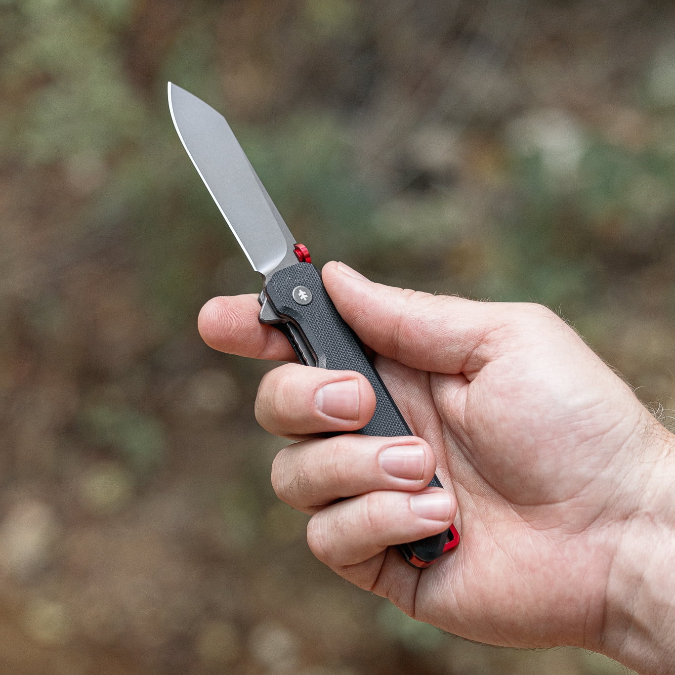 Swiss Tech Wurdig 7" Ceramic Ball Bearing Folding Pocket Knife, 3" AUS-8 Steel Blade, 4" G-10 Handle, Black
