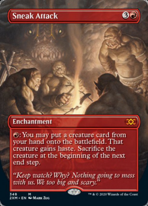 Ccg Individual Cards Toys Hobbies Collectible Card Games Borderless Sneak Attack Nm Foil English Mtg Double Masters Strikezoneonline