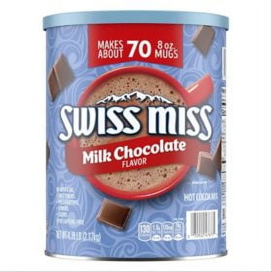 Swiss Miss Milk Chocolate Hot Cocoa Mix Canister, 76.5 oz.pack of 2