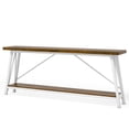 thumbnail image 5 of Resenkos Extra Long Console Tables, Industrial Blend, Great for Books, Photos, & Artwork, Max 230lb Bearing, 5 of 7