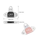 thumbnail image 4 of Multi-port 4 In1 Universal Sd Tf Card Reader,usb C Sd Tf Memory Card Reader, Usb C Hub Multiport Adapter, 4 of 5