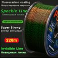 thumbnail image 4 of Alician 1 Rouleau 220M Ligne de Pêche Revêtue de Fluorocarbone Repéré Invisible Forte Force de Traction Ligne de Pêche, 4 of 9