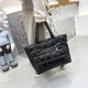 thumbnail image 3 of Bolso bandolera acolchado Likrtyny negro con cremallera, 3 of 9