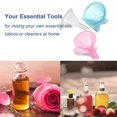 thumbnail image 5 of ZHAOCHENG Embudos rellenables para envases cosméticos, embudos para llenar botellas de loción, aceites esenciales, lociones, champú, productos de limpieza, rosa, transparente, azul, 5 of 5