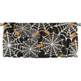 thumbnail image 6 of Halloween Kitchen Valances Windows Curtain 54x18 Spider Web Themed Rod Pocket Window Treatment Short Topper Curtains for Decorations, 6 of 6