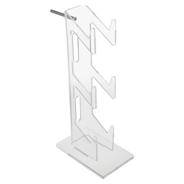 Black Acrylic Multilayer Controller Display Stand for Home Easy Assembly Space Saving