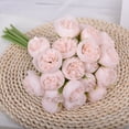 thumbnail image 2 of Simulated Peony Flowers Bouquet Real Touch No Withering 27 Heads Artificial Flowers DIY Arrangements, 2 of 8
