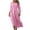 *Pink, variant on VBVC Women's Cotton Linen Crew Neck Maxi Dress , Summer Empire Waist Dress For Women,Ladies' 3/4 Sleeve Swing Tunic Dress with Pockets,Beige,S-2XL