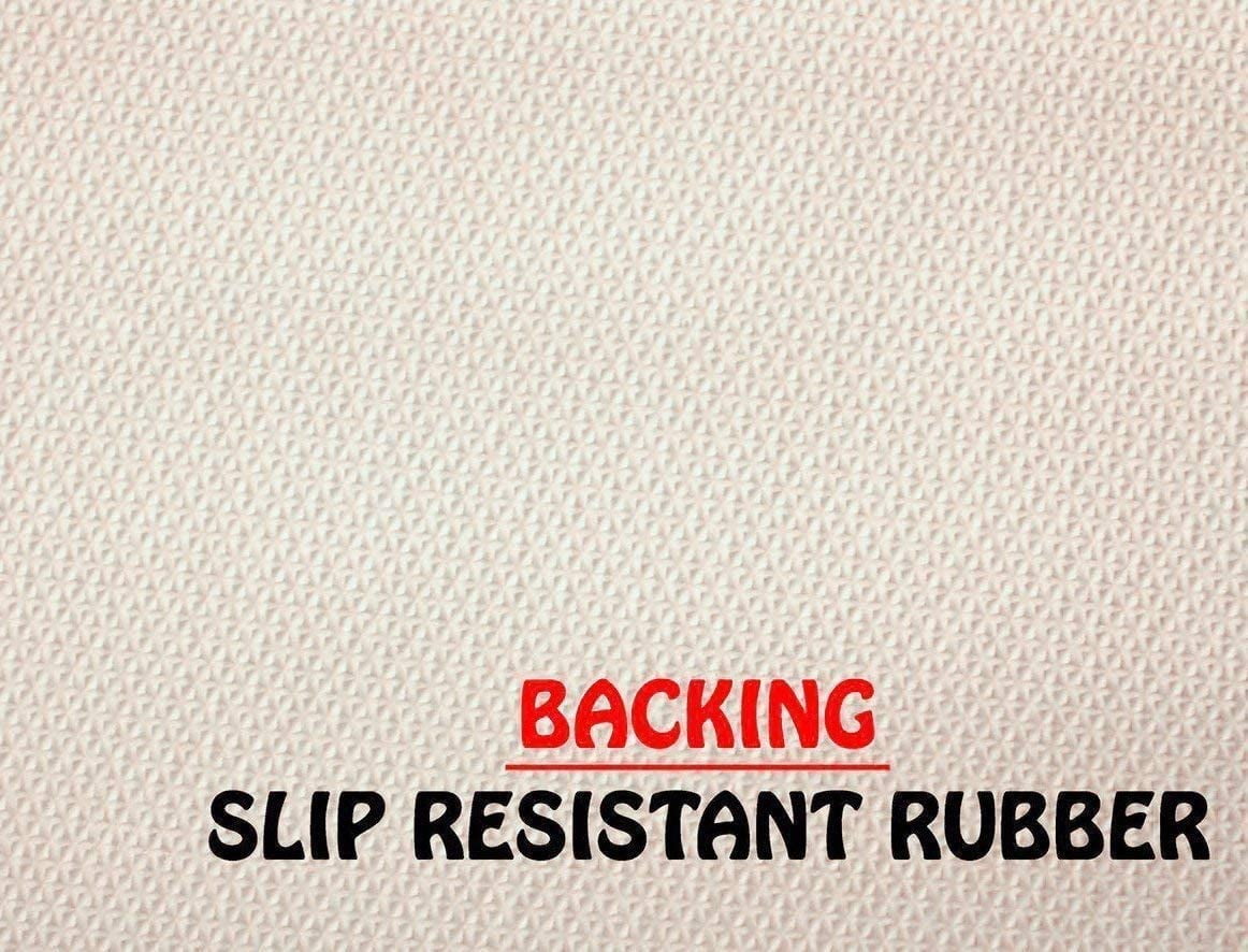 Extra-Long Low Pile Runner Rug Skid Resistant Backing Rug Runner Trellis Border Design Cut to Size Roll Runner Rugs - 35 Feet x 32 Inch