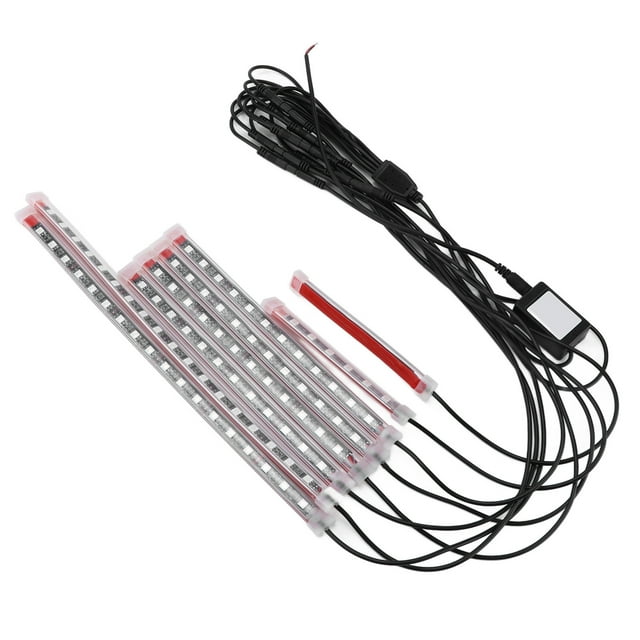 Motorbike LED Strip Kits, 150° Wide Angle 16 Million Color 12V Motorcycle RGB Light APP Remote For ATV For UTV