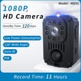 thumbnail image 1 of Cámaras Registros de video Portátiles de Cámara Montado en el Cuerpo HD 1080P Con Visión Nocturna Auto Capacidad de Batería Grande de 120 Gran Angular Con Base del clip de de, 1 of 6