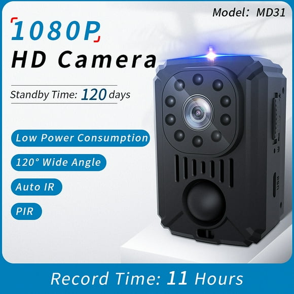 Cámaras Registros de video Portátiles de Cámara Montado en el Cuerpo HD 1080P Con Visión Nocturna Auto Capacidad de Batería Grande de 120 Gran Angular Con Base del clip de de