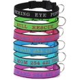 thumbnail image 1 of HUGFEGWE Handmade Dog Collars, Puppy Collars 10 Embroidery Thread Colors Dog Collars with Pet Name and Phone Number, Personalized ID Pet Collar U2537-30130, 1 of 7