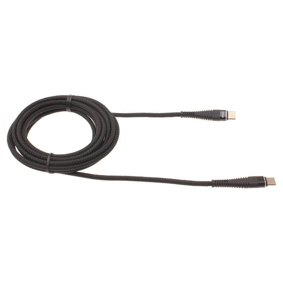 For TCL 40 XE 5G, 30 XE 5G - Type-C to USB-C 6ft PD Cable, Charger Cord Power Wire Sync Braided Fast W2X