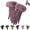 Purple, variant on Chic Plush Cuff Winter Gloves, Winter Gloves for Women With Faux Fur Cuff Touch Screen, for Outdoor Driving,Ladies Gift