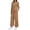 Brown-#001, variant on Women's 2 Piece Leopard Print Outfit Set Side Slit Sweatshirt and Pants Long Sleeve Casual Lounge Matching Set,Pink XL