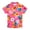 Pineapple Floral, variant on Aideaone Boys Button Down Shirts 3D Graphic Hawaiian Aloha Short Sleeve Shirt Tops 5-10T