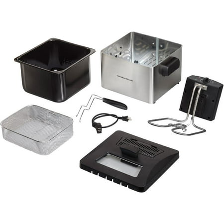 Hamilton-Beach #35043C 5 Litre Deep Fryer with Timer, Stainless Steel