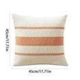 thumbnail image 3 of ZLBDYG Modern Farmhouse Decorative Throw Pillow Set - Terracotta Textured Cotton Pillows for Couch & Sofa - Fall Season Room Decor for Living Space and Home Interior Styling, 3 of 7