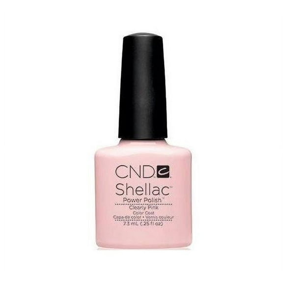 CND Shellac CLEARLY PINK 0.25 oz * BEAUTY TALK LA *