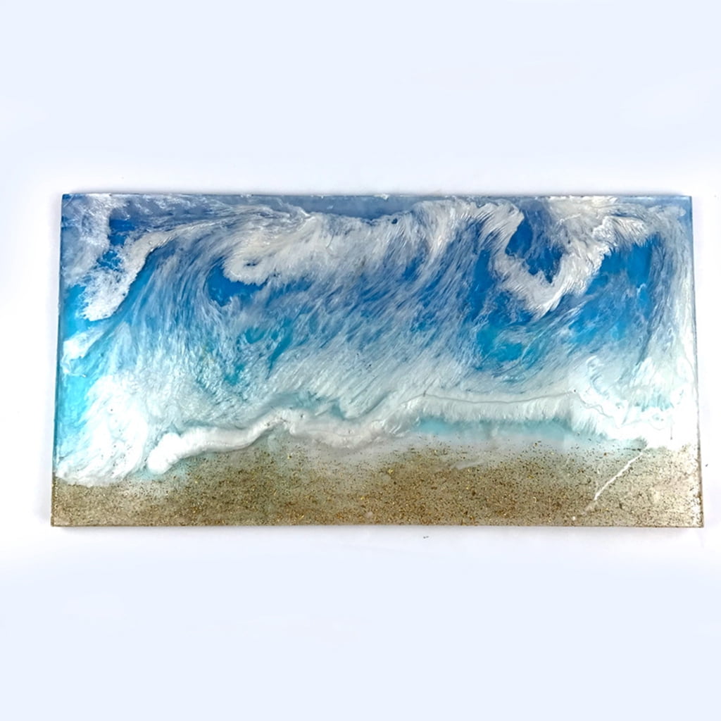 Handmade River Table Making Mold Rectangle Shape Crystal Epoxy Aroma Mold Crafts for Home Furniture Decorations