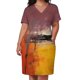 thumbnail image 2 of Vestido holgado con bolsillos para mujer ropa de verano con estampado de Mark Rothko, 2 of 6