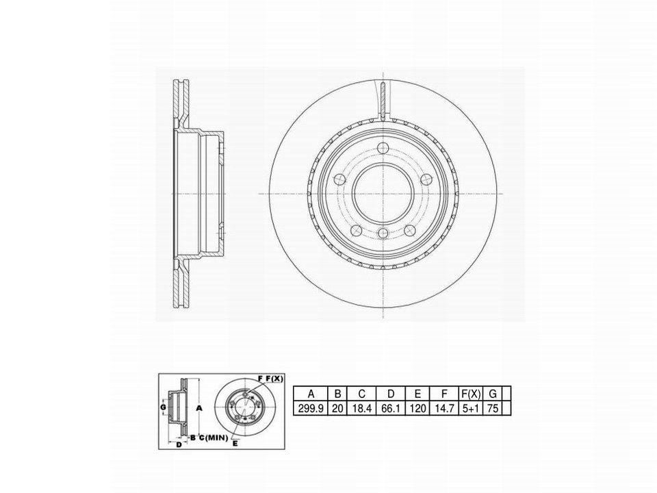 Winstop Brake Rotor, Rear WS244547, BMW 323i 2011-2006