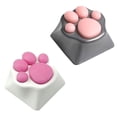 thumbnail image 4 of Tecla con forma de pata de gato de Metal y silicona, tecla con forma de garra de gato para teclado mecánico Vogacara EL013911-04, 4 of 4