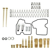 2 Set Carburetor Rebuild Kits Fit for Kawasaki Prairie Brute Force 650 700 KVF650 KVF700 Carb Repair