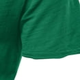 thumbnail image 5 of Men's T-Shirts Casual V Neck T Shirts Loose Fit Comfortable Stretchy Pure Color Summer Tee Big And Tall Shirts Men Dark Green, 5 of 5