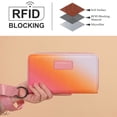 thumbnail image 3 of Wrangler Wallet Purse for Women Gradient Wristlet Wallet with Credit Card Holder, Pink, 3 of 7