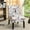 Multicolor, variant on Armless Chair with English Print / Removable Legs for Easy Storage
