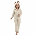 thumbnail image 1 of RXMEKW Pyjama de Noël pour Enfants, Ensemble de Pyjama à Capuchon Chaud Imprimé Parent-Enfant pour la Maison pour Enfants pour l'Halloween, 1 of 5