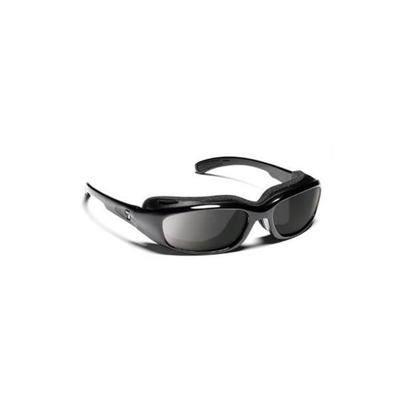 7eye 160141 Churada Sharp View Gray Sunglasses- Matte Black - Small & Medium