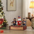 thumbnail image 4 of Mr. Christmas 10 in. Animated Bandstand Bears, Red, 4 of 5