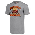 thumbnail image 2 of Unisex MLB x Guy Fieri-s Flavortown  Gray Baltimore Orioles Tri-Blend T-Shirt, 2 of 3