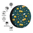 thumbnail image 4 of Fotbe Camping Funda de Llanta de Repuesto con Estampado, Engrosada, Ajuste Universal para Jeep, Remolque, RV, SUV, Camión-15 inch, 4 of 6