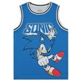 thumbnail image 3 of Boys Sonic The Hedgehog Basketball Jersey Shirt and Shorts Clothing Set- Little and Big Boys Sizes 4-20, Navy, 10-12, 3 of 9